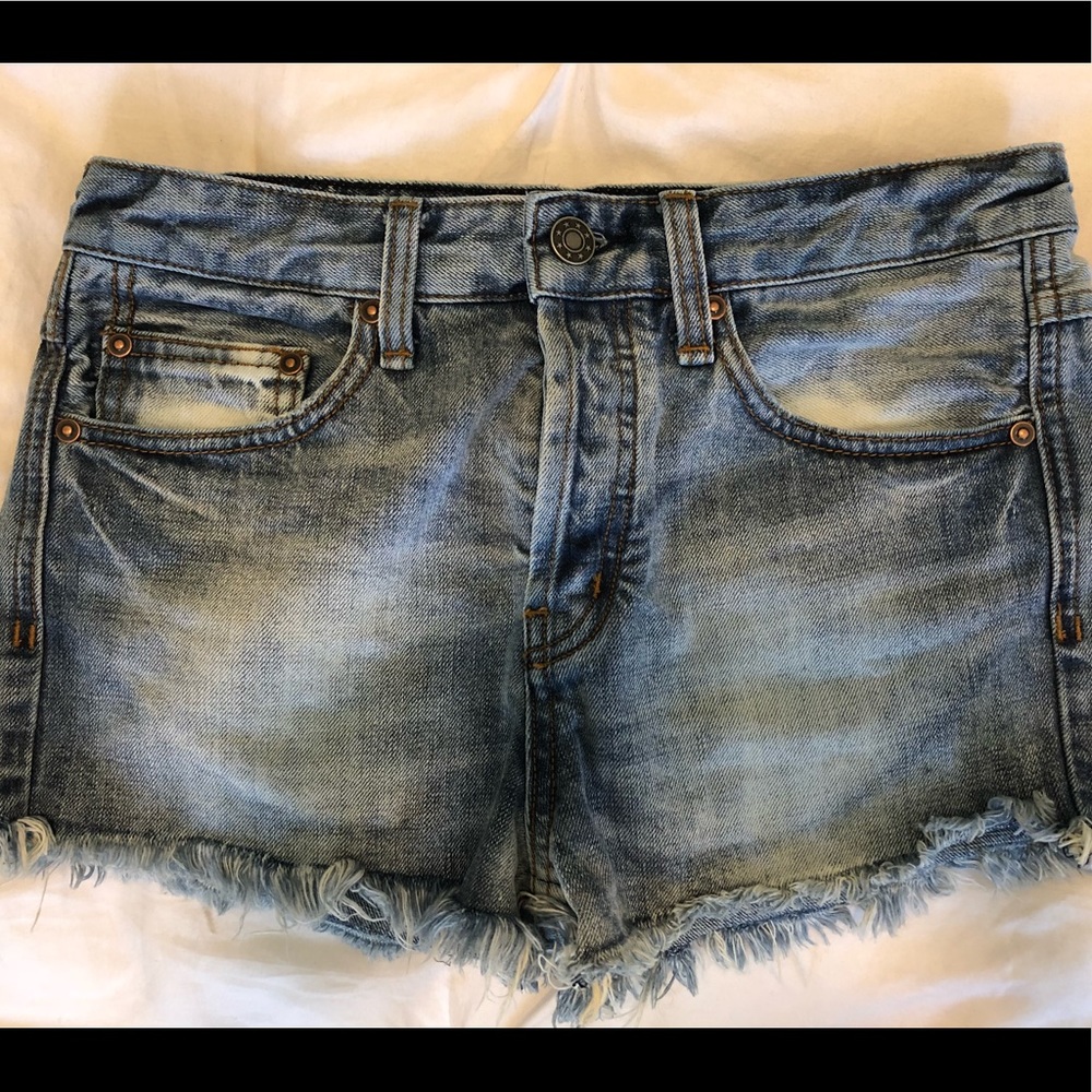 Free People Jean Shorts
